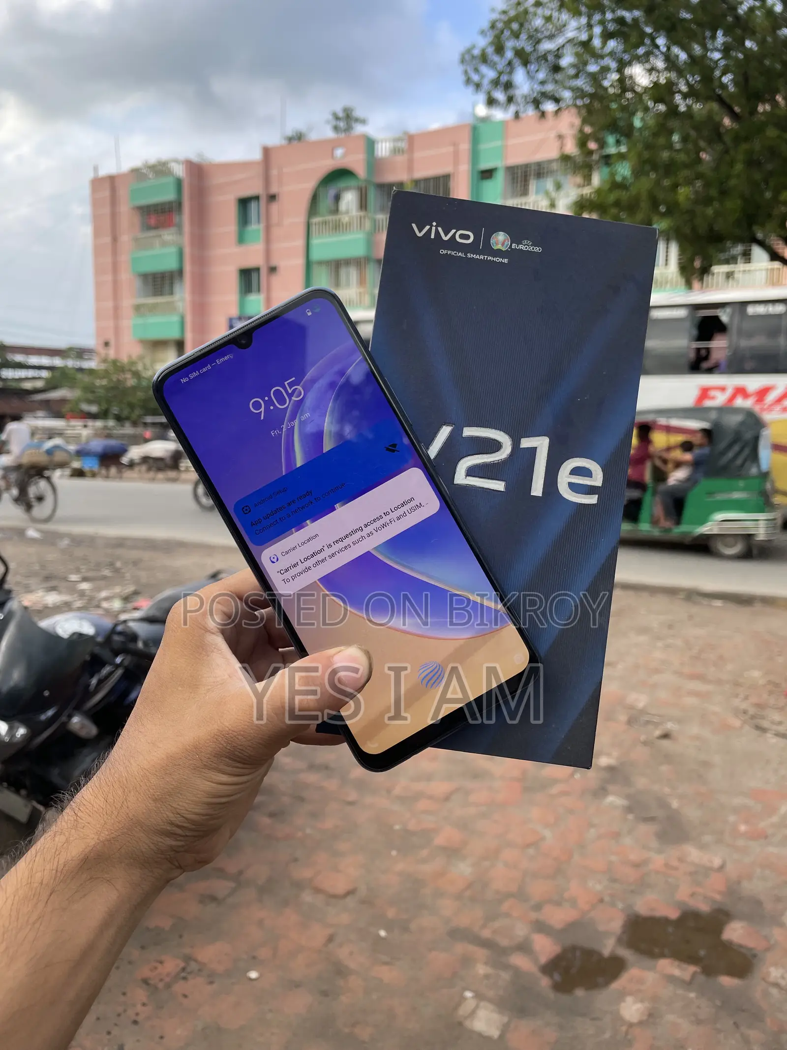 Vivo V21e 128 GB Purple