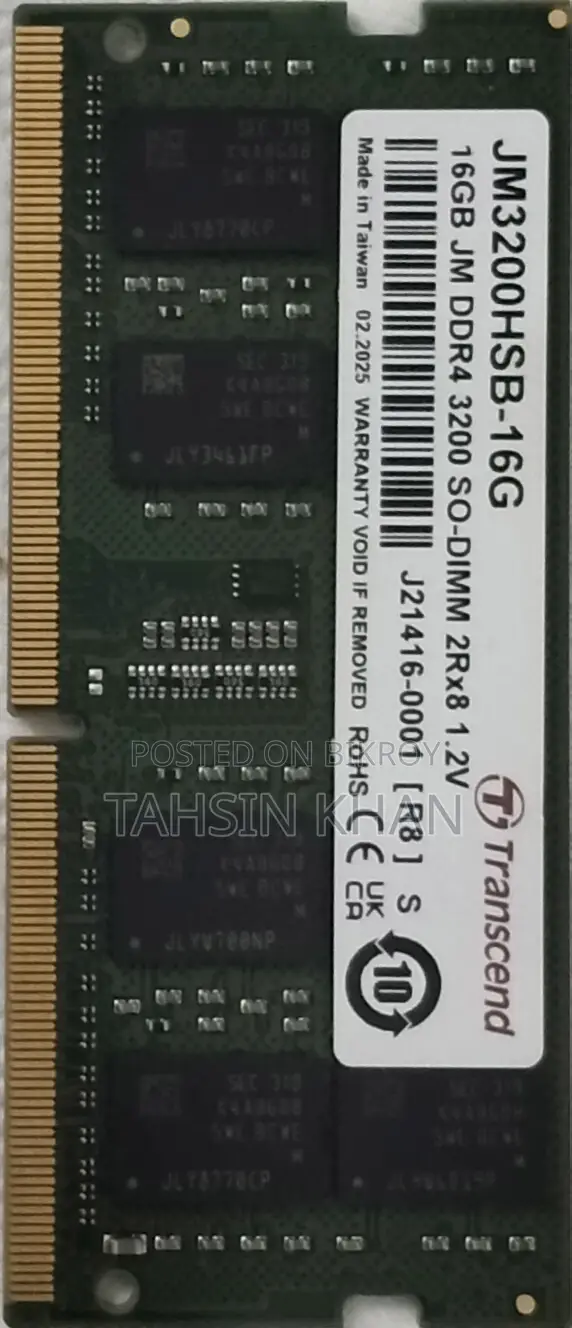 Transcend Laptop RAM