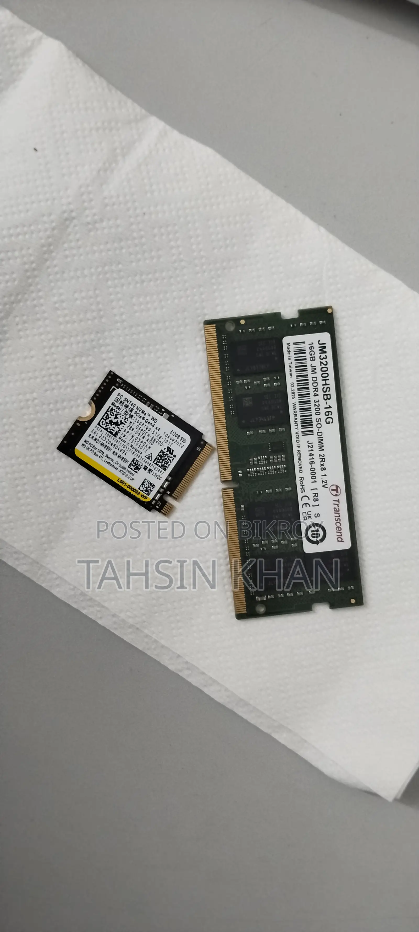 Transcend Laptop RAM