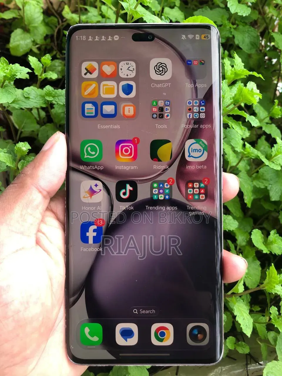 Honor 9 128 GB Black