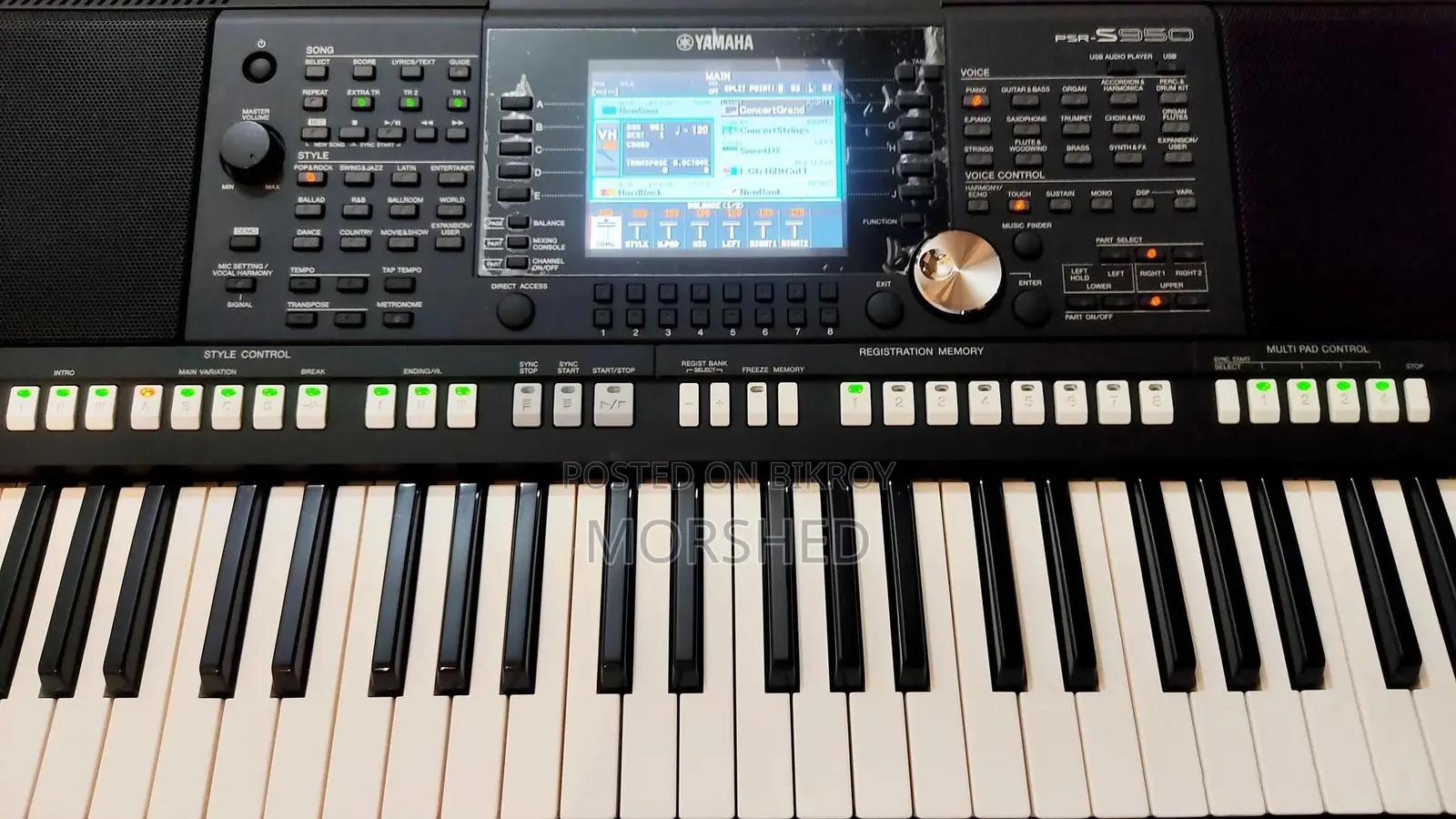 YAMAHA PSR S-950 Professional Workstation With Indian Expansion