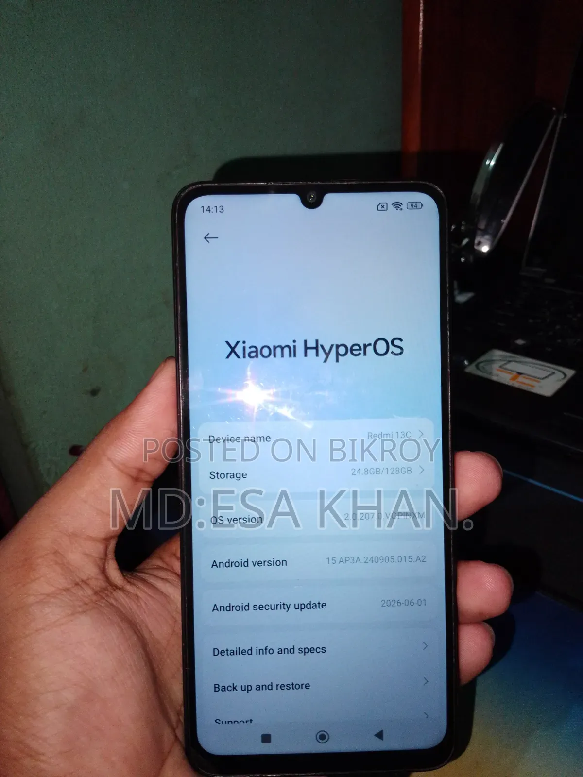 Xiaomi Redmi 13C 128 GB Black