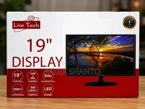Live Tech 19" LED Monitor – Good condition
