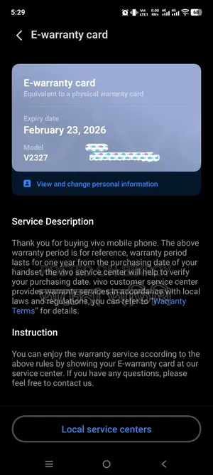 Vivo V30 Lite 256 GB Purple
