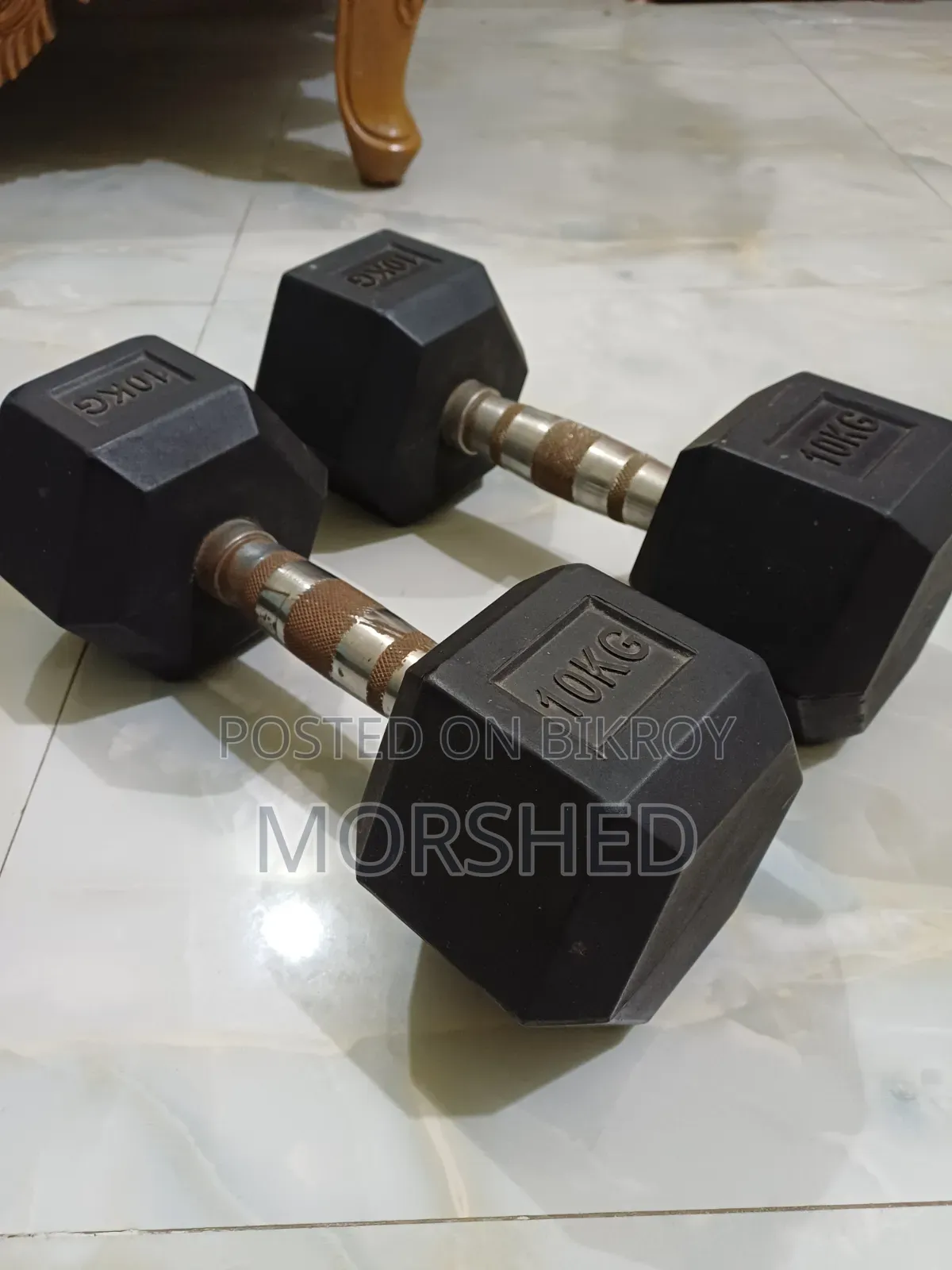 ডাম্বেল ১০ কেজি (১ জোড়া ২০ কেজি)