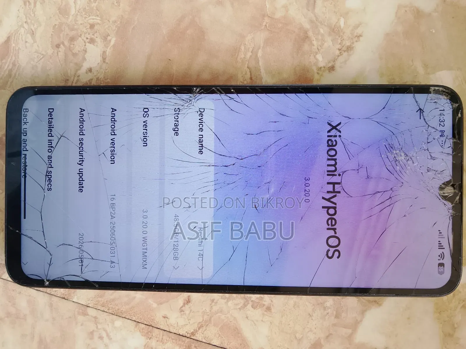 Xiaomi Redmi 14C 128 GB Black