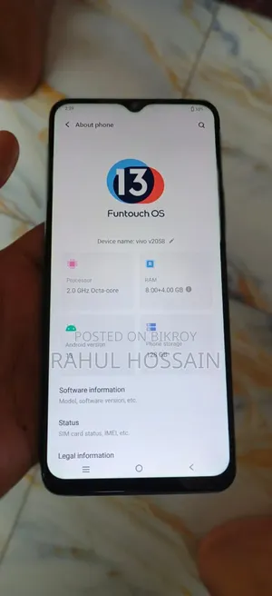 Vivo Y53s 128 GB Blue