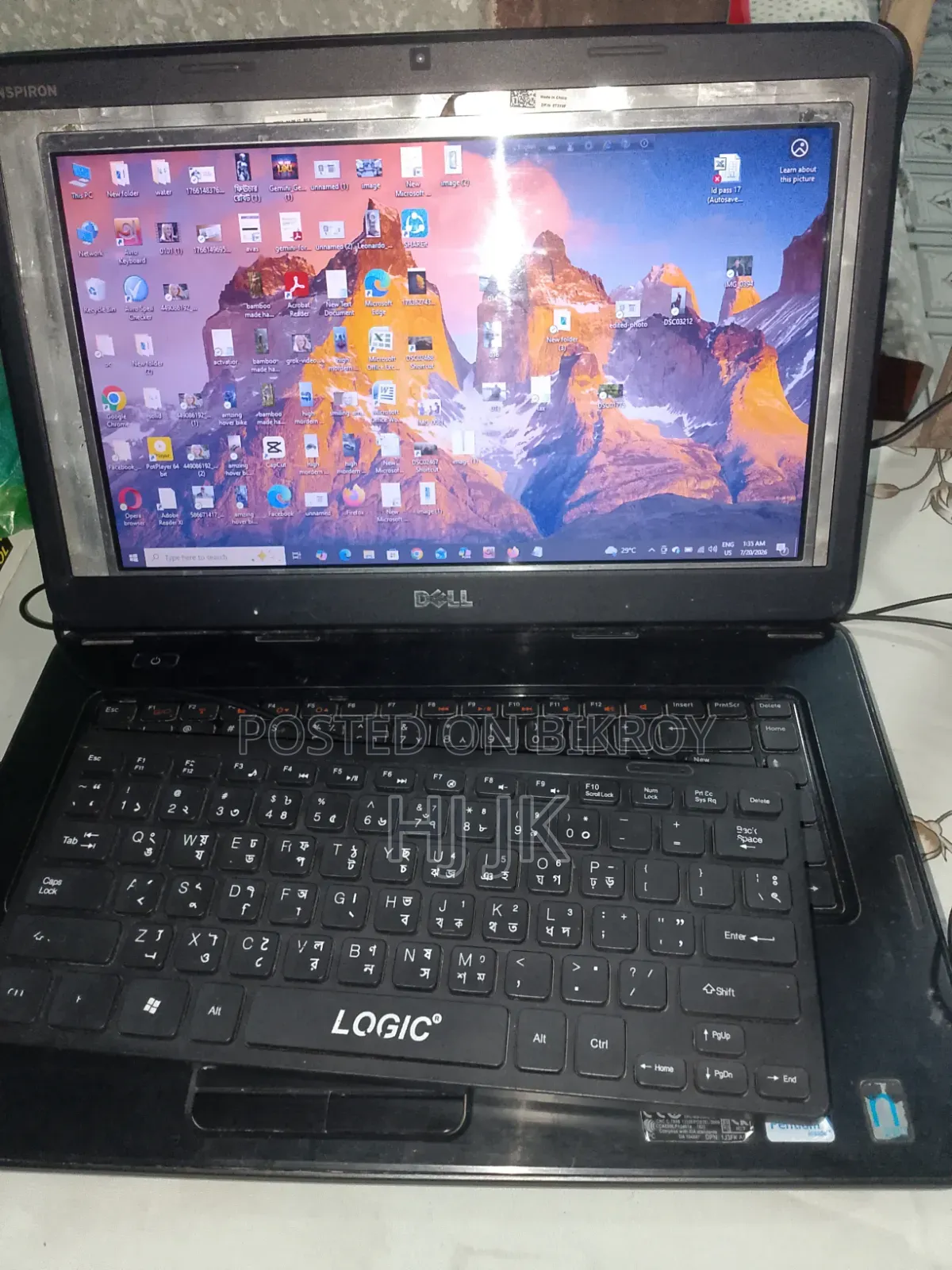 Laptop Dell Inspiron 14 4GB Intel Core 2 Duo SSD 128GB