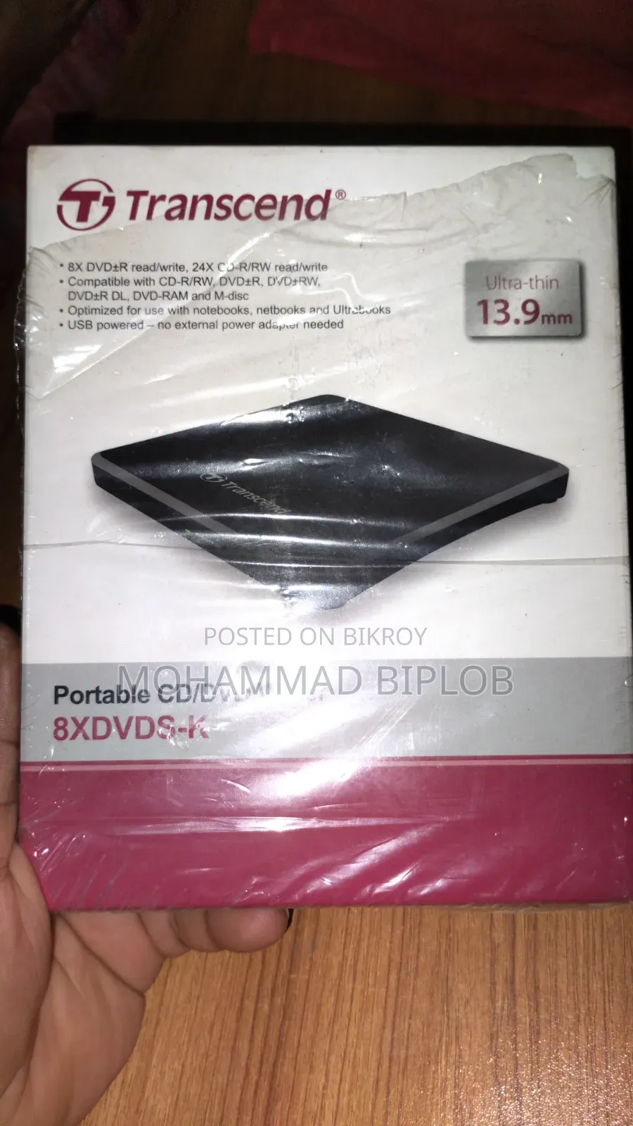 Adata HD330 1TB, Transcend CD/DVD Writer