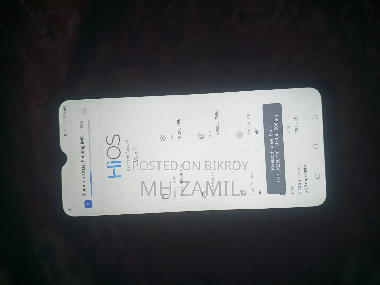 Tecno Spark 10C 128 GB Black