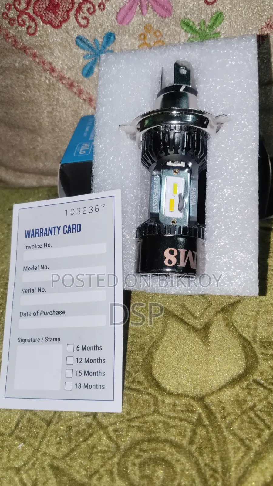 M8 Led হেড লাইট নতুন ওয়ারেন্টি সহ