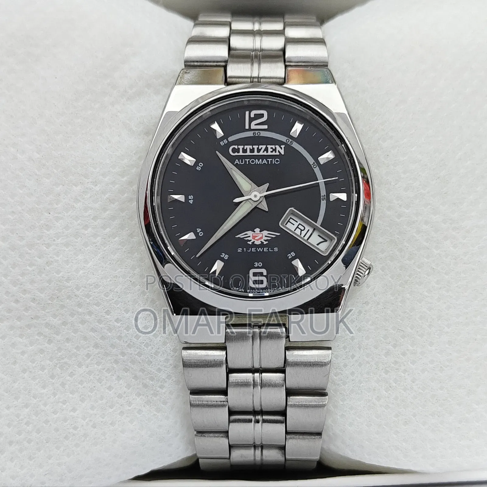 Vintage Citizen Automatic Watch 21 Jewels Japan