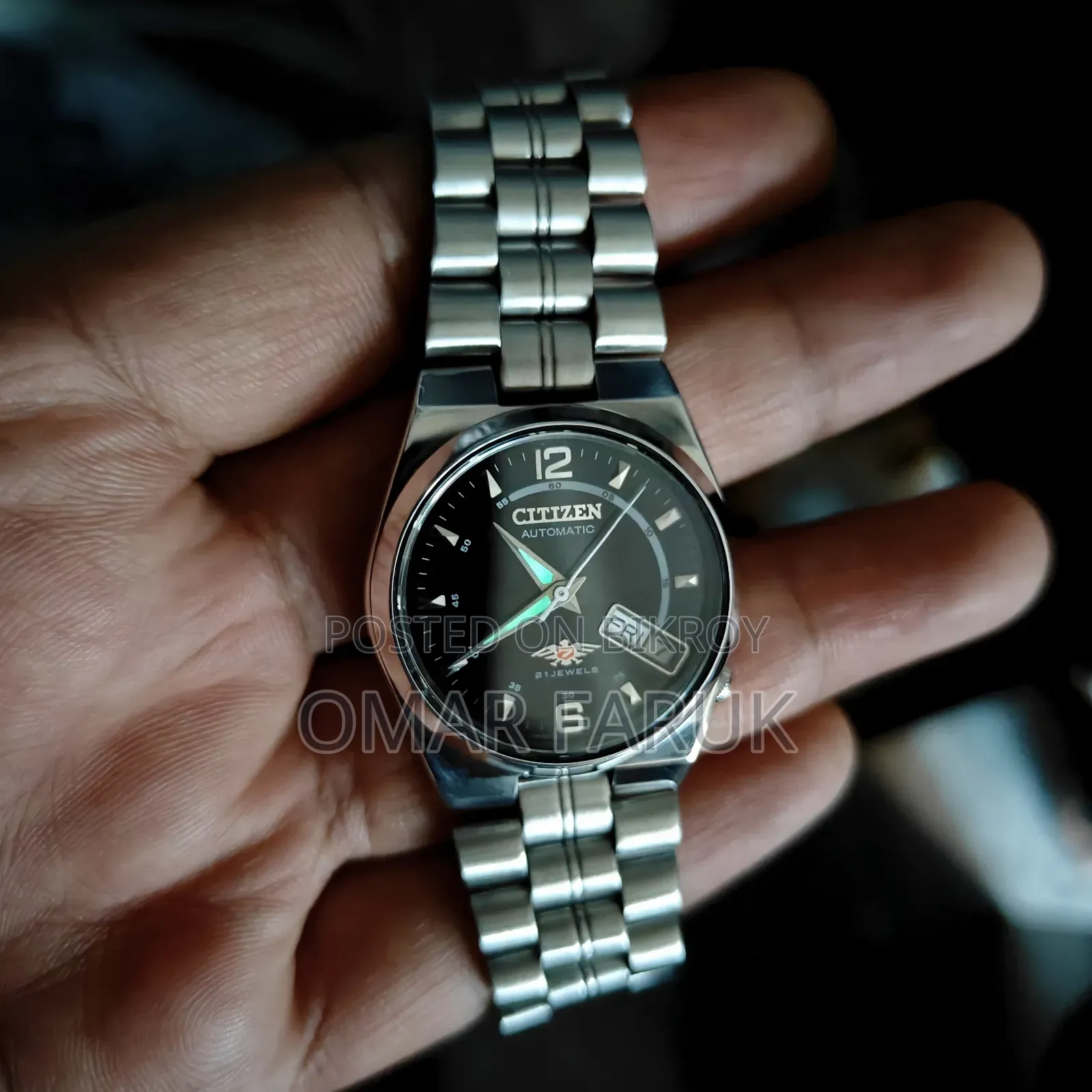 Vintage Citizen Automatic Watch 21 Jewels Japan