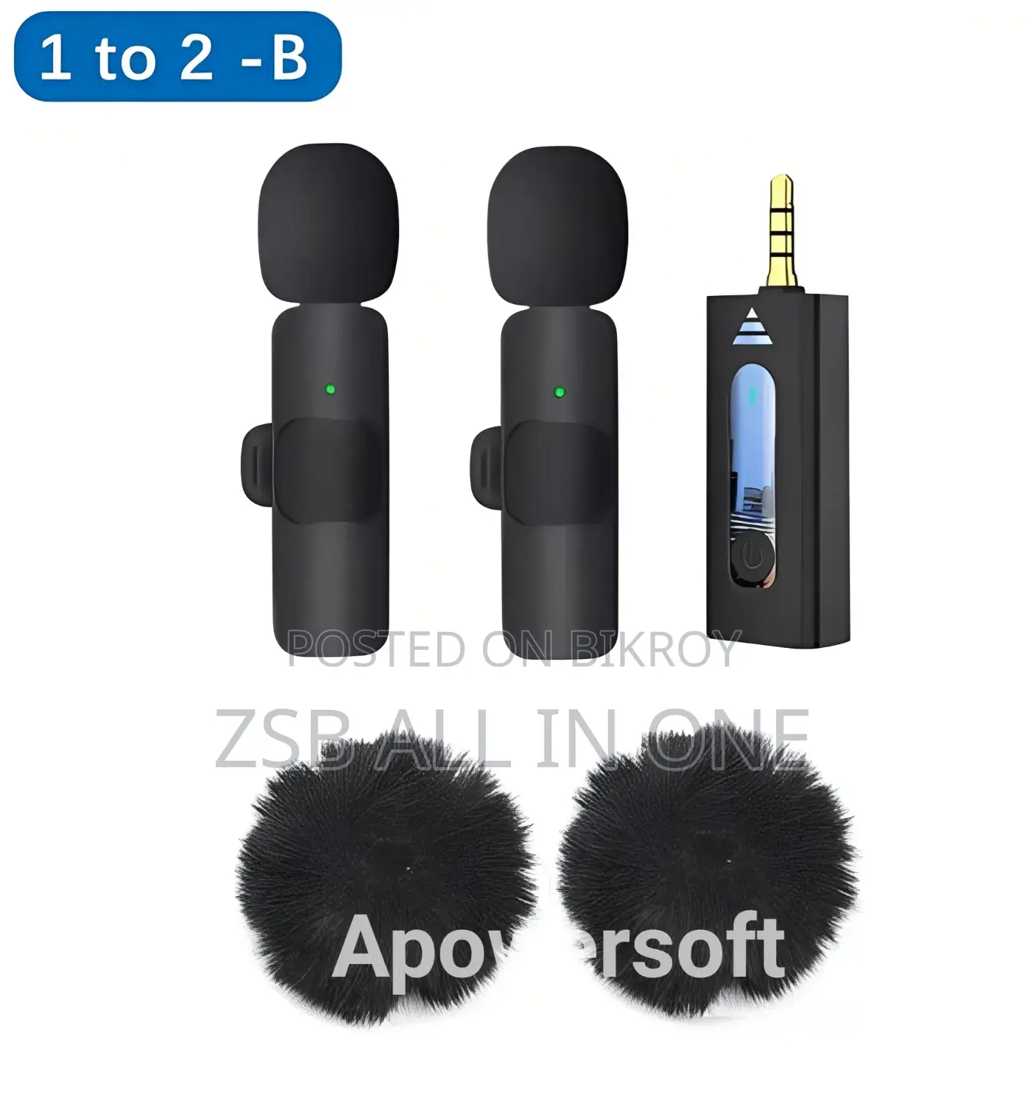 ওয়্যারলেস মাইক্রোফোন ডুয়াল