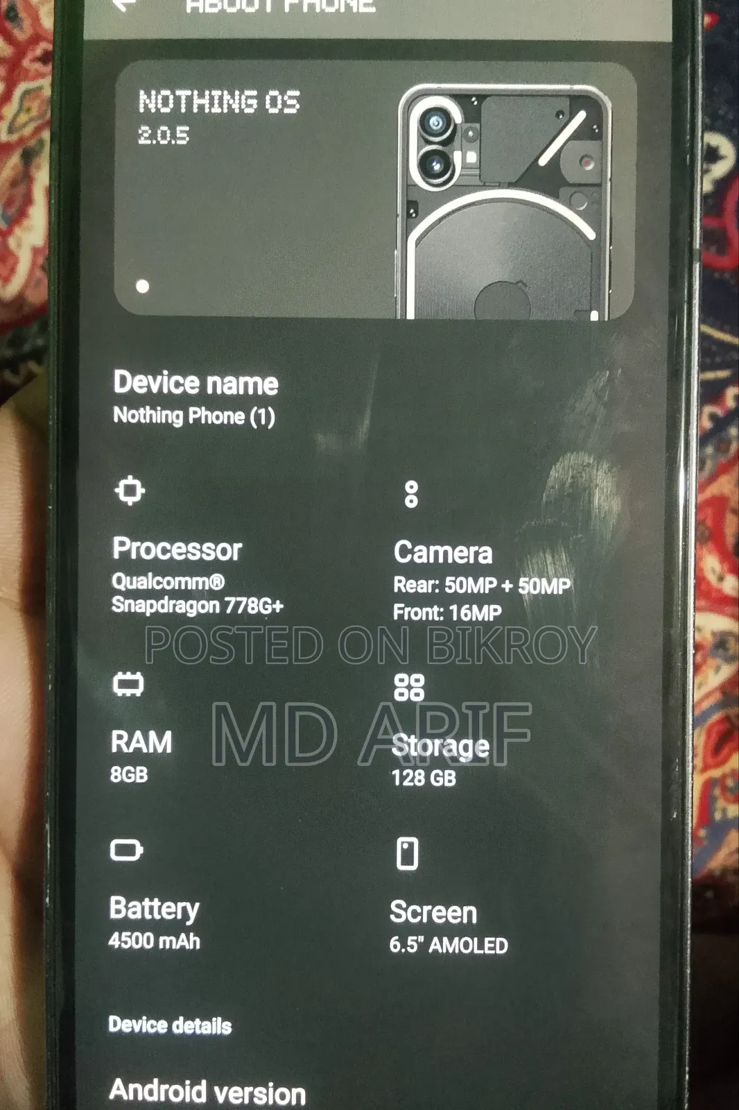 Nothing Phone 1 128 GB Black
