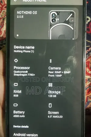 Nothing Phone 1 128 GB Black