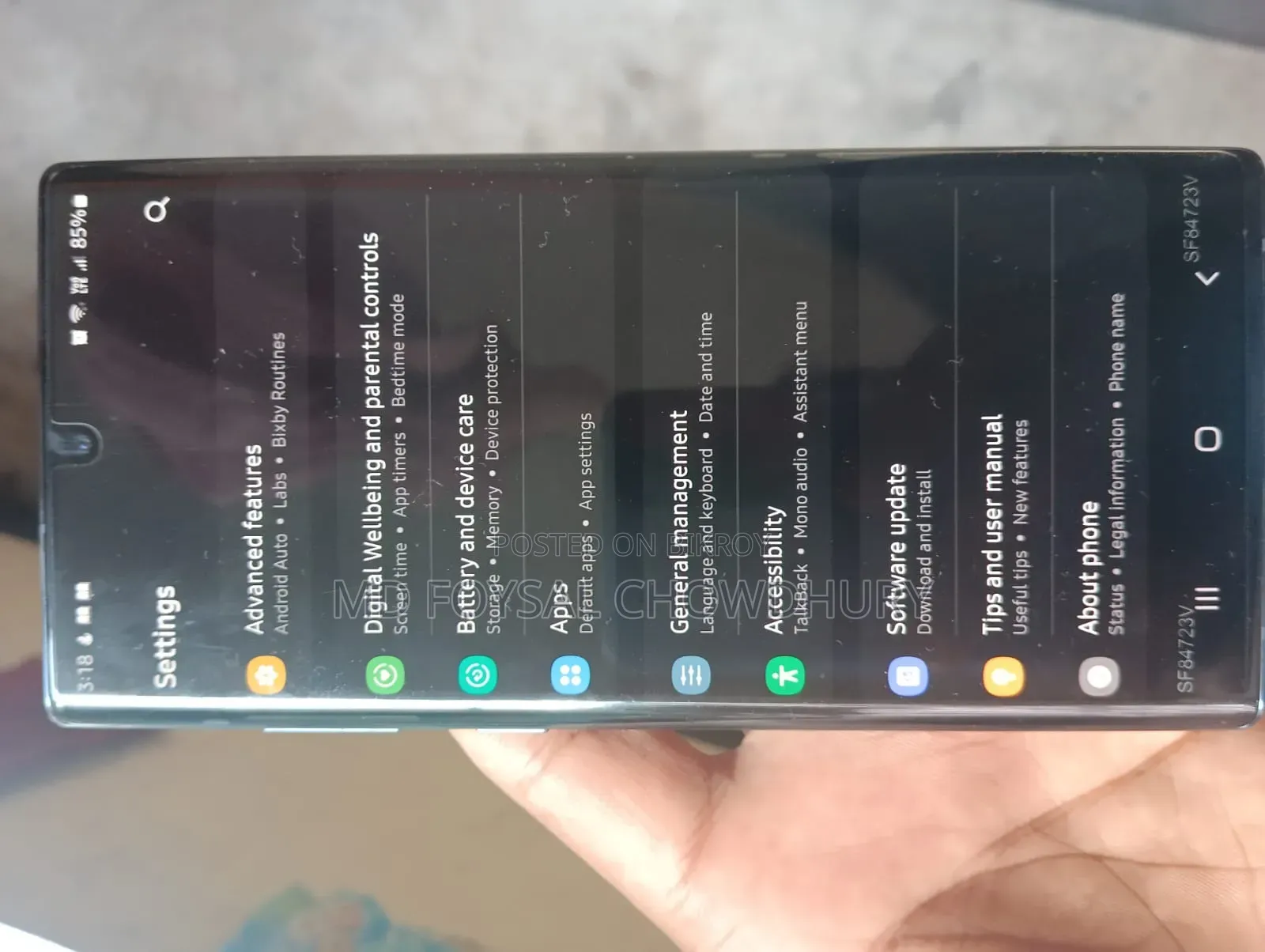 Samsung Galaxy Note 10 Plus 256 GB Blue