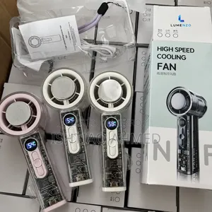 X05 IceCooling Handheld Fan With Digital Display, 100-Speed Adjustment