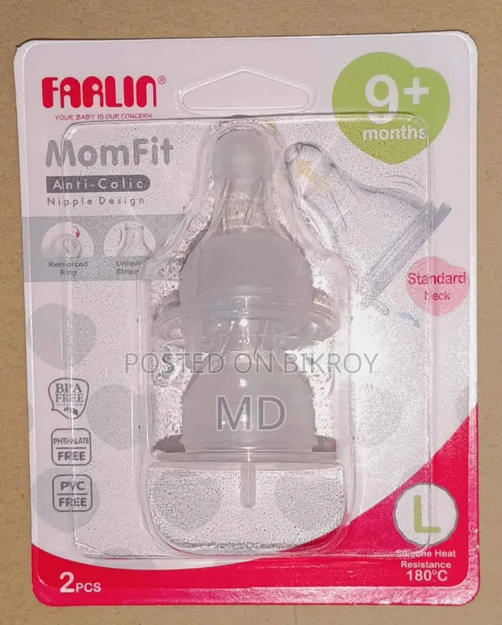 Farlin MomFit Anti-Colic Nipple (2pcs)
