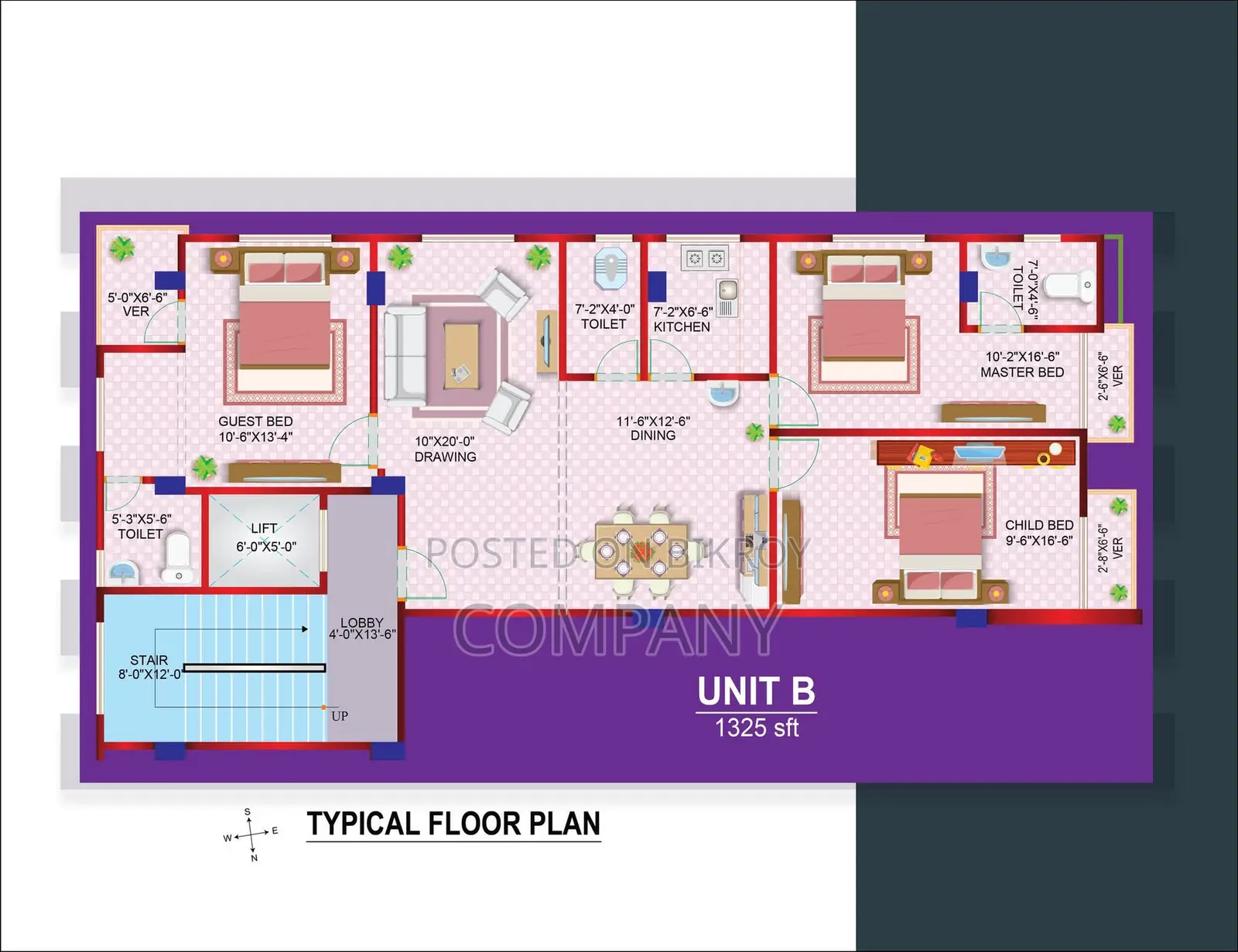 3bdrm Apartment in Mohammadpur for sale