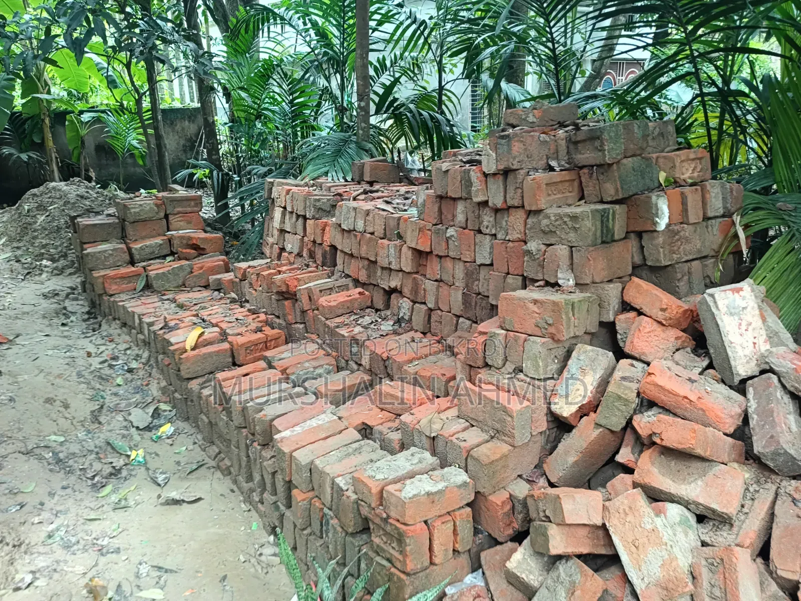 All these bricks from our old house are for sale