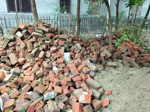 All these bricks from our old house are for sale