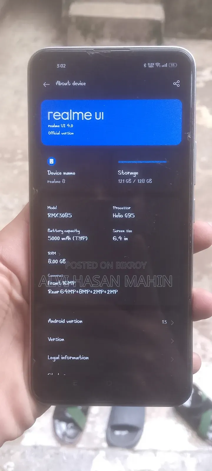 Realme 8 5G 128 GB Silver