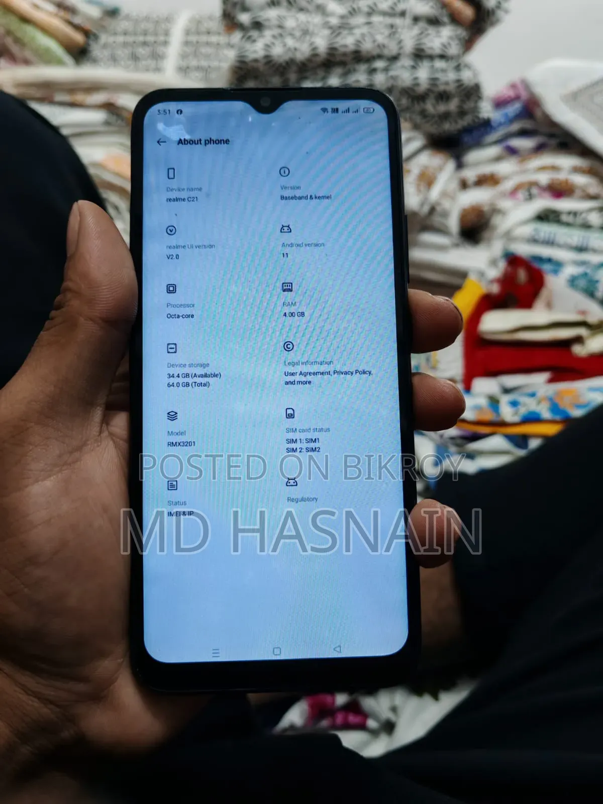 Realme C21Y 64 GB Black