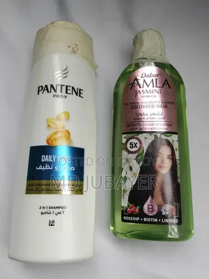 Pantene Pro-V Shampoo 375 ml, Dabur Amla Jasmine Hair Oil 300 ml
