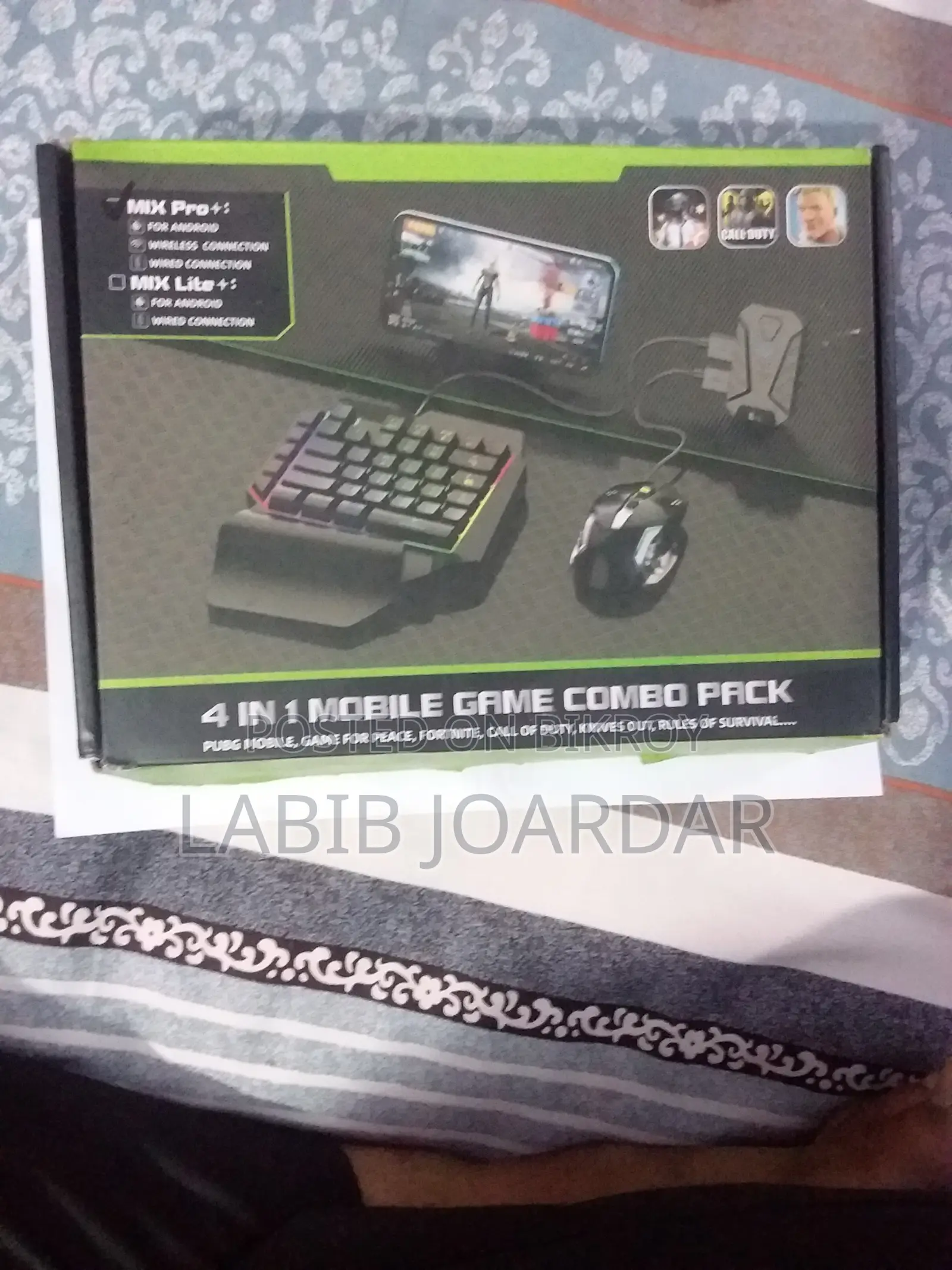 Mix Pro + 4 in 1 Mobile Gaming Combo