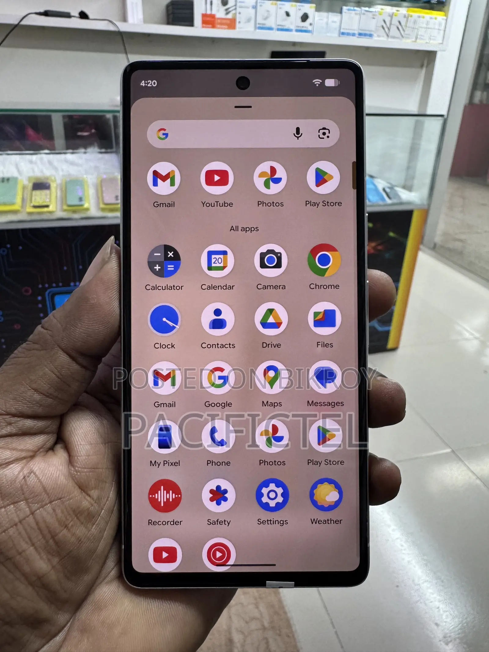 গুগল পিক্সেল ৭ ১২৮ জিবি সাদা