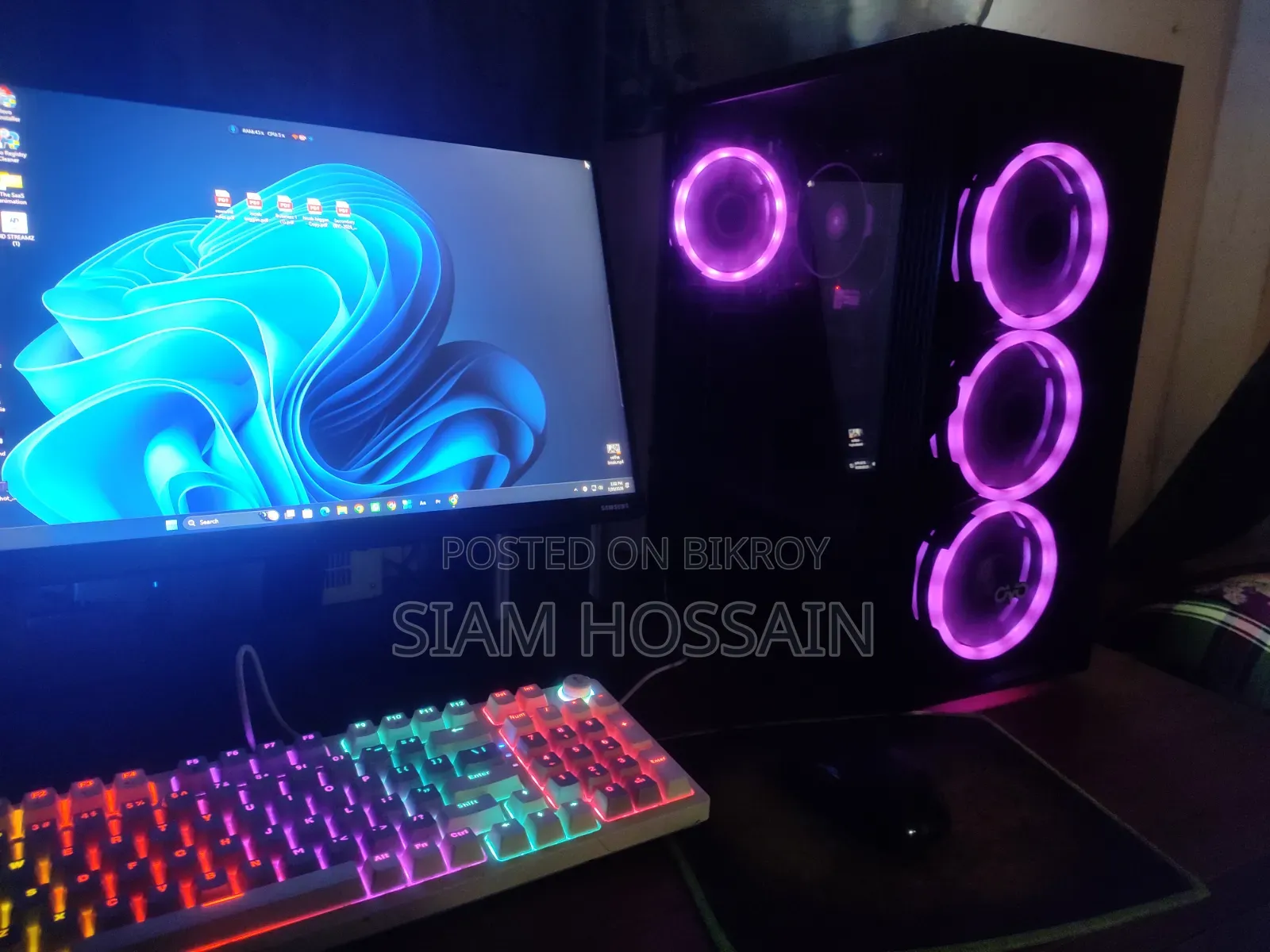 Desktop Computer MSI 16GB AMD Ryzen 5 SSD 512GB