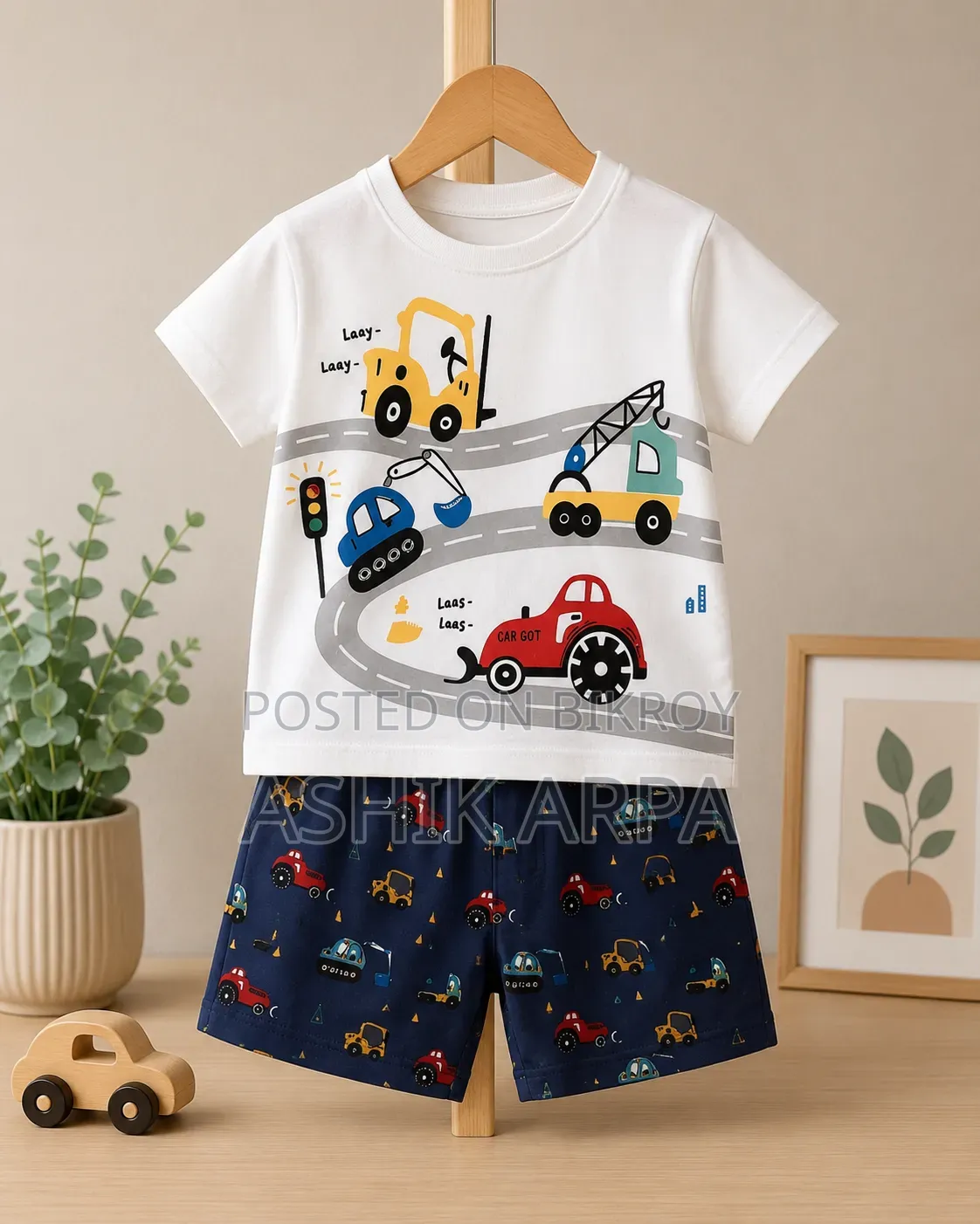 100% Cotton Baby Combo Set