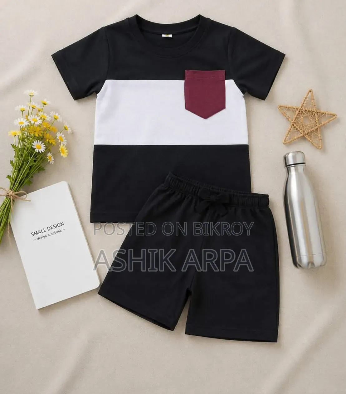 100% Cotton Baby Combo Set