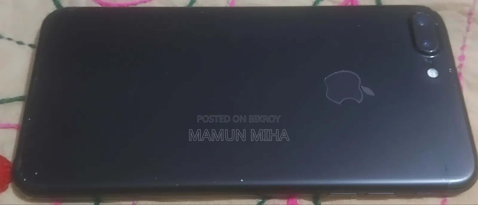 অ্যাপল আইফোন ৭ প্লাস ২৫৬ জিবি কালো