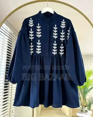 এলিগেন্ট এমব্রয়ডারি মাইক্রো বাটার ওয়ান পিস
