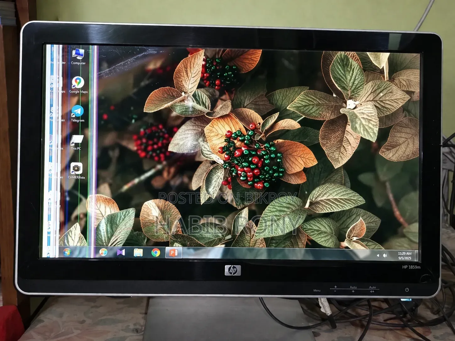 HP 1859m 18.5" LCD Monitor – Good Condition |
