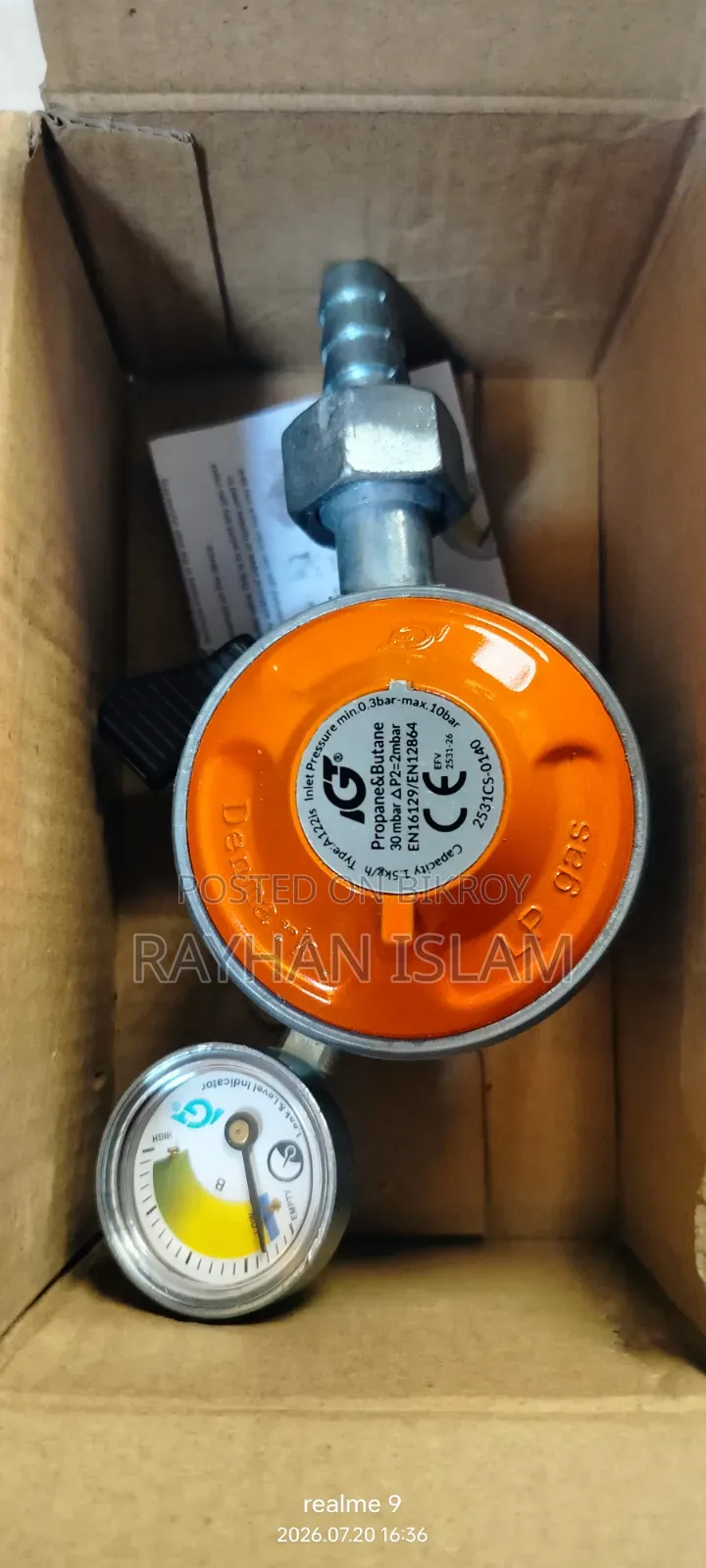 Gas Auto Regulator