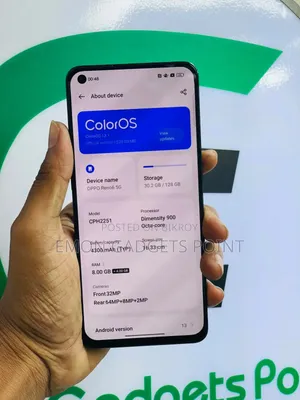 Oppo Reno6 5G 128 GB Black