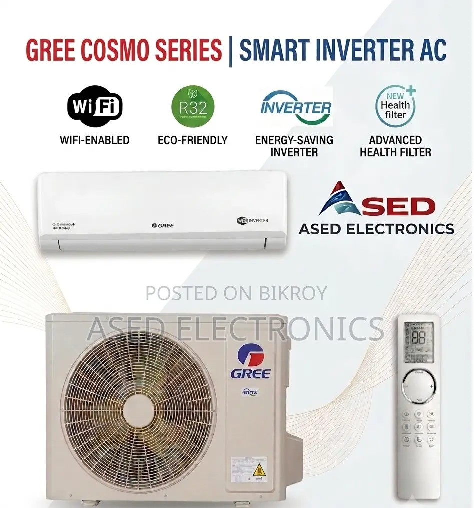 New Gree Cosmo 1 Ton Inverter Split Type AC (GS-12XCOA3V)