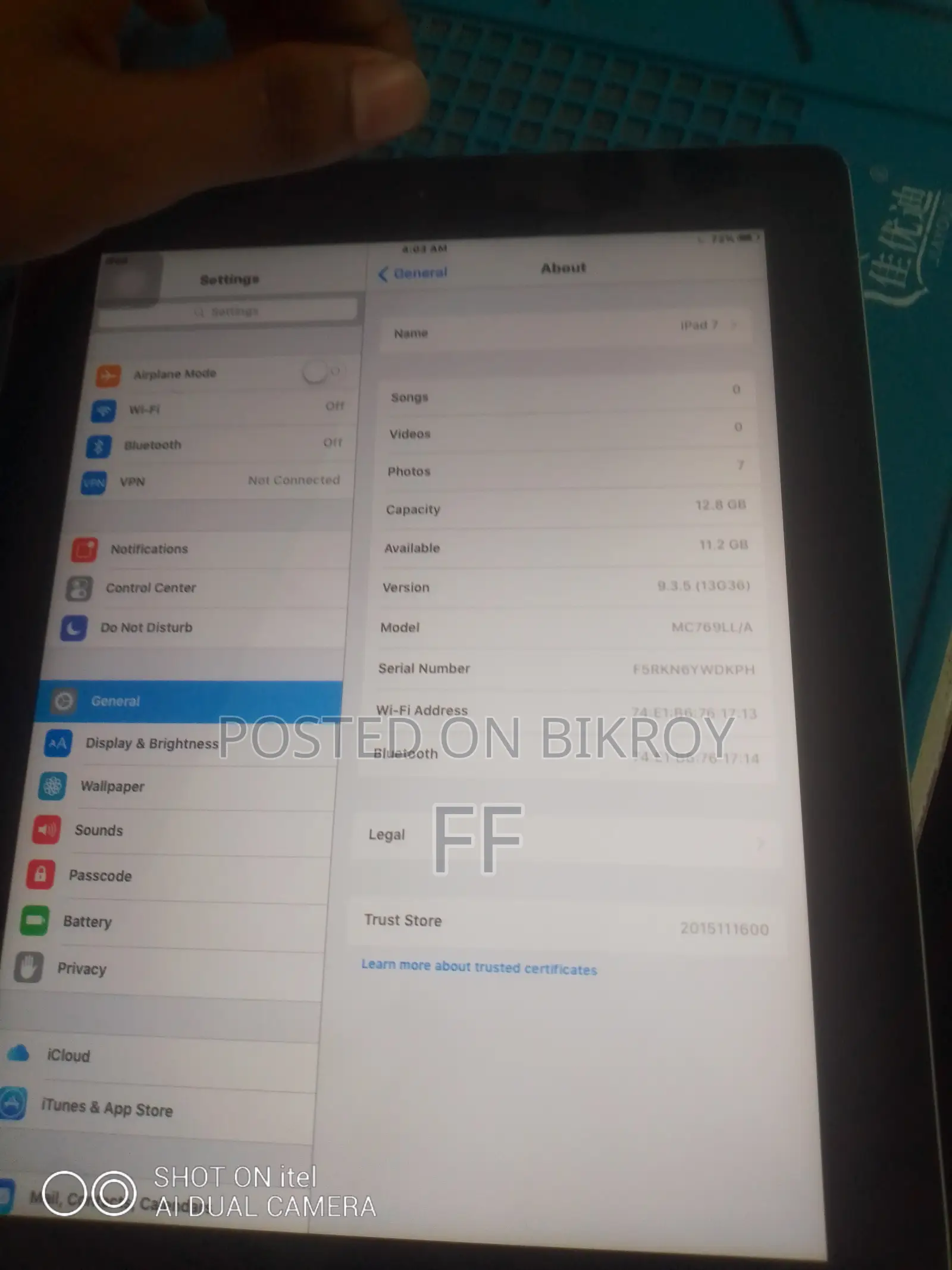 Apple iPad 4 Wi-Fi 16 GB White