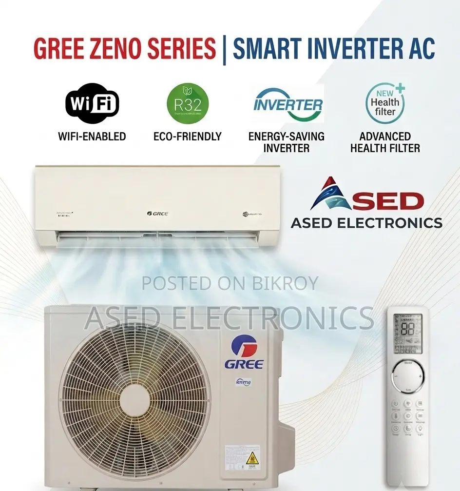 New Gree 2 Ton Inverter Air Conditioner Zeno GS-24XZNA3V Split Type