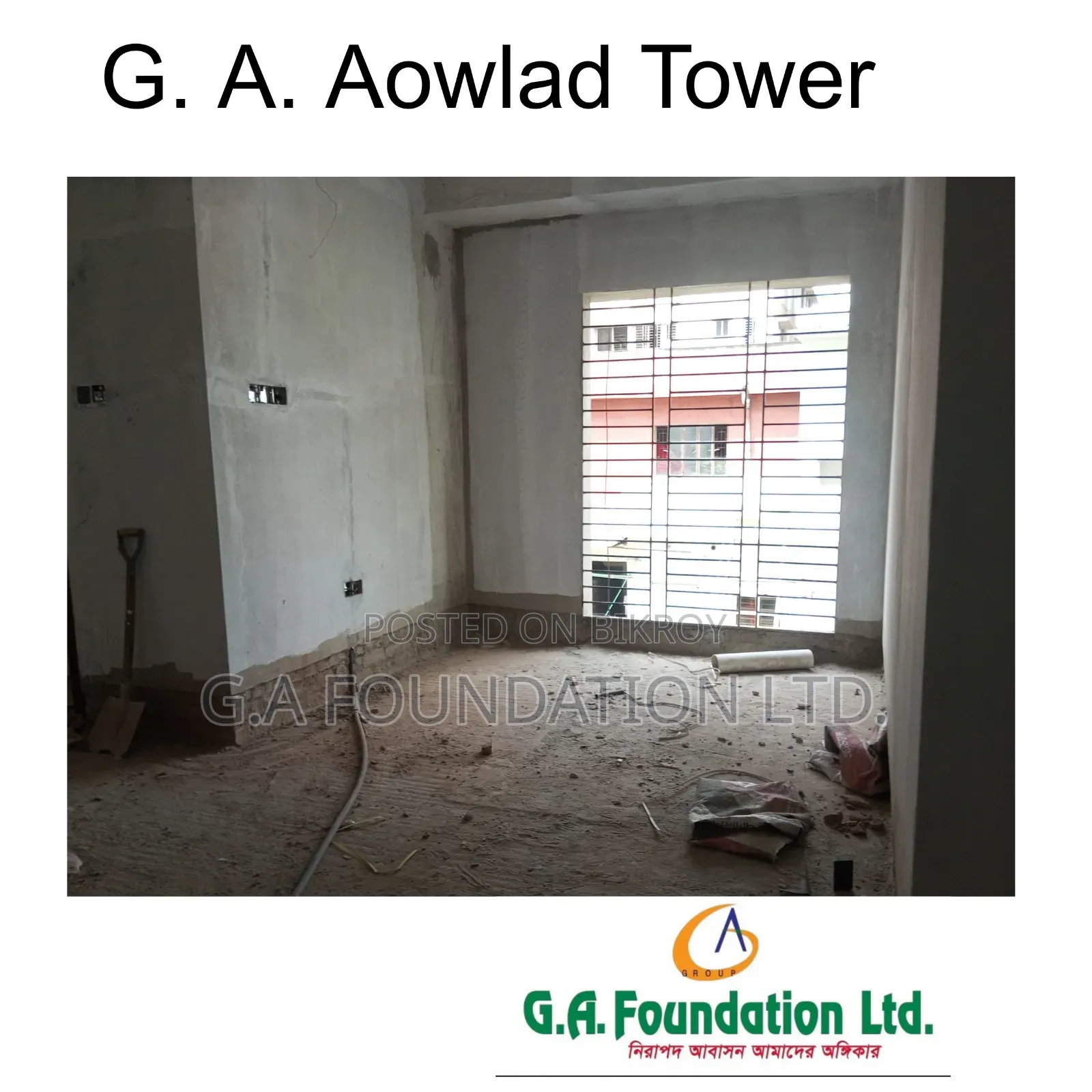 3 Bedroom Apartment in G. A. Aowlad Tower, Mirpur for Sale