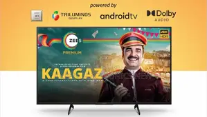 5 Year Guaranty Voice Control 32'' Smart TV Double Glass