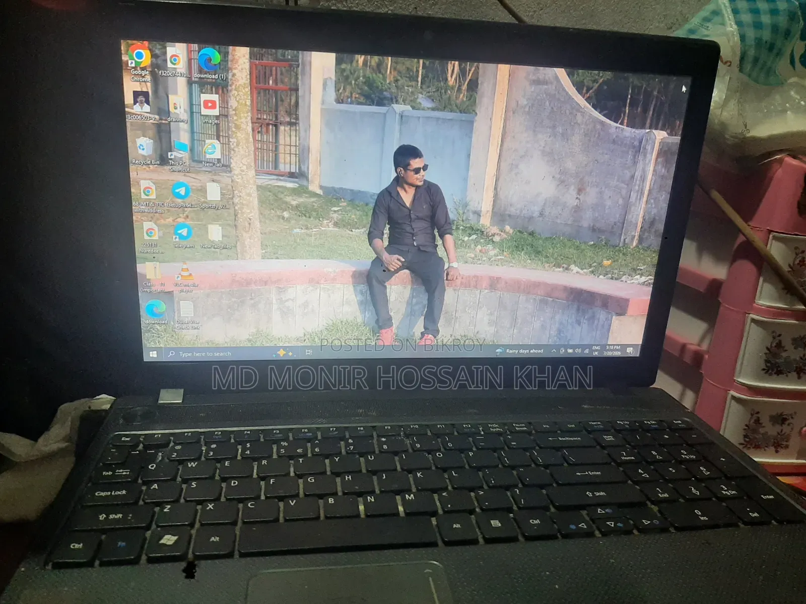 Laptop Acer Aspire 5732ZG 2GB Intel Core I3 SSD 128GB