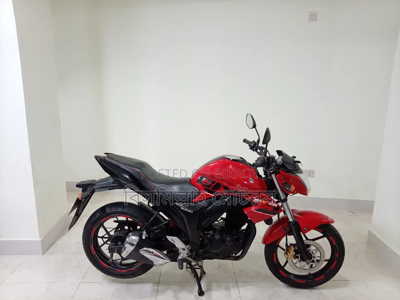 Suzuki Gixxer Monotone 2018 Red