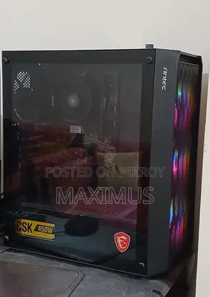 Desktop Computer Msi 8gb Amd Ryzen Hdd+ssd 500gb