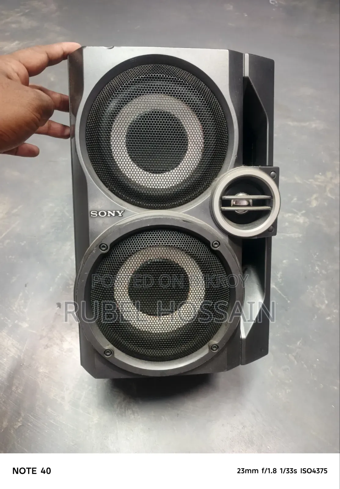 Sony Subwoofer, if anyone wants to take it, it is very fresh. Sounds very good.