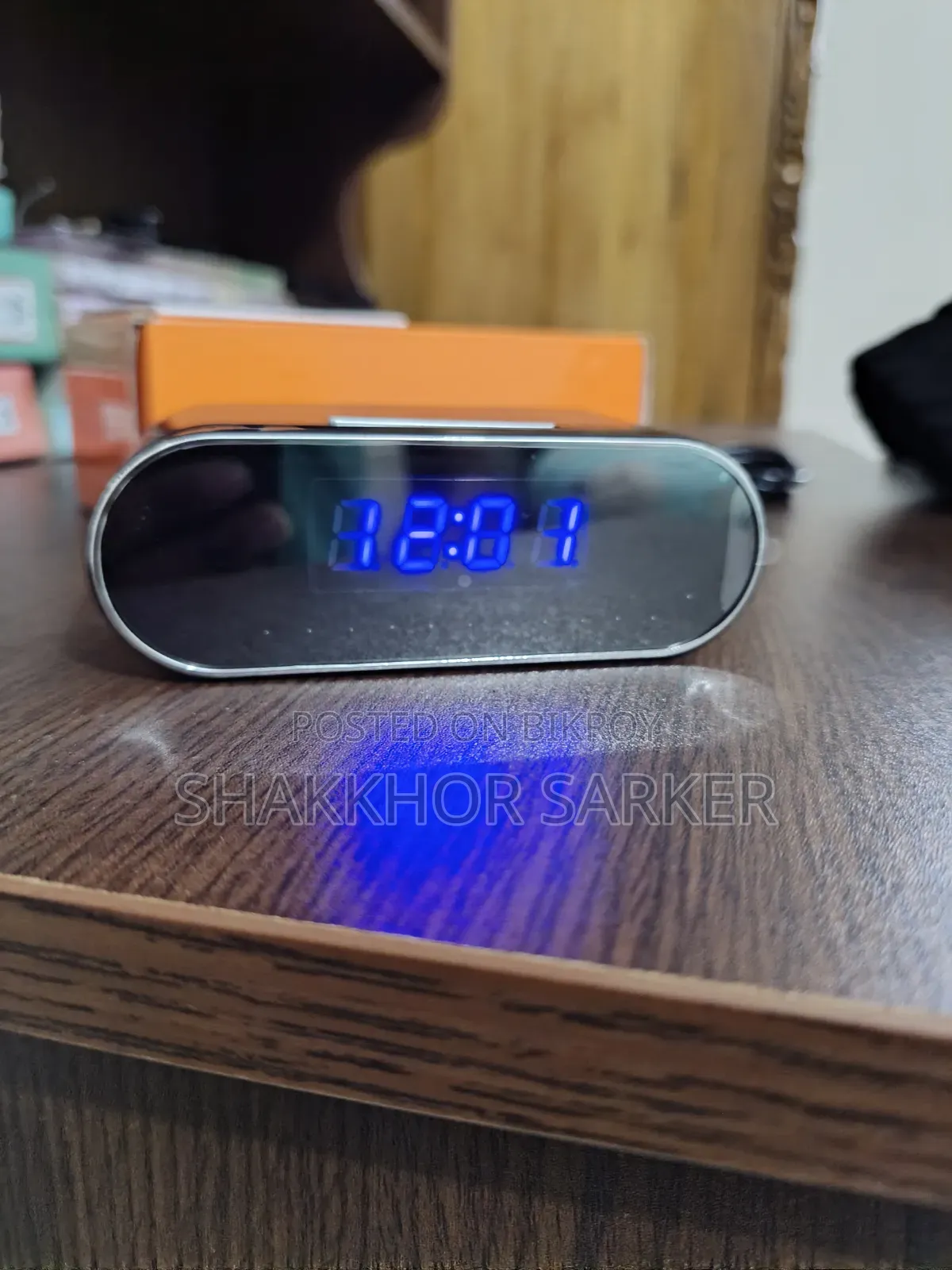 Spy Clock Hidden Camera