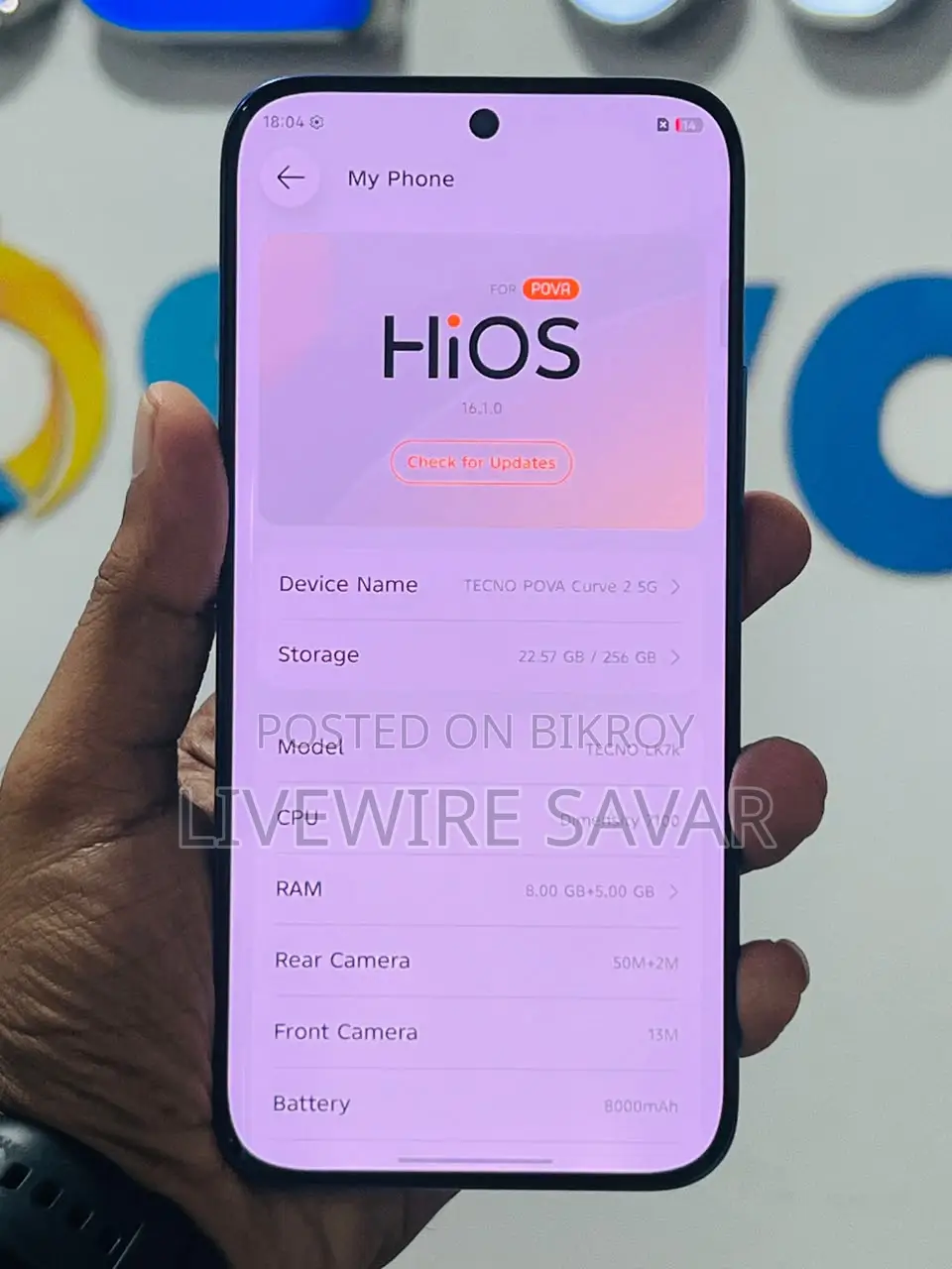 Tecno Pova Curve 2 256 GB Purple